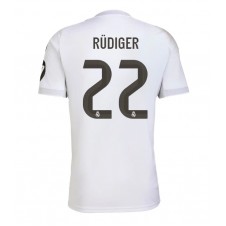 Real Madrid Antonio Rudiger #22 Hemmatröja 2025-26 Korta ärmar